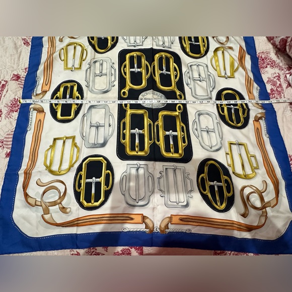 Hermes Bovclerie d’Attelage Silk Vintage Scarf - Picture 6 of 8